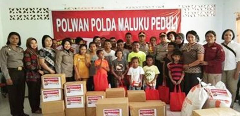 Peduli Kasih,Polda&nbsp; Maluku Kunjungi Panti Asuhan&nbsp;