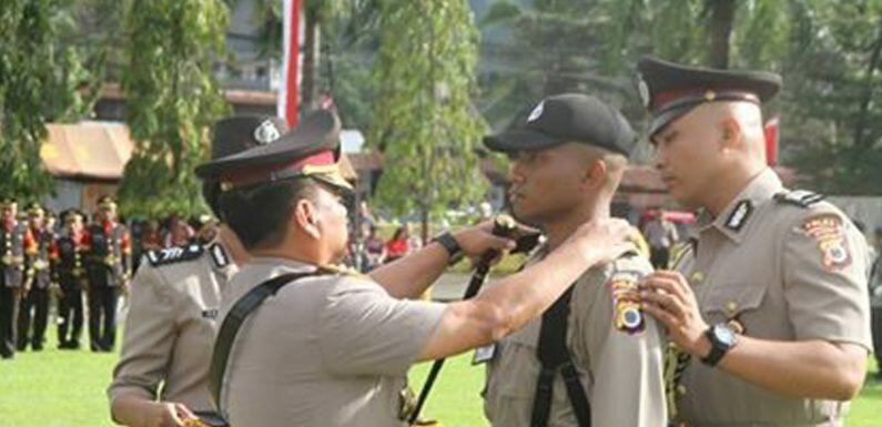 Ratusan Siswa Polri Masuk SPN Polda Mandi Kembang
