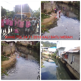 Pasukan Pink dan Damkar Kota Ambon Sigap