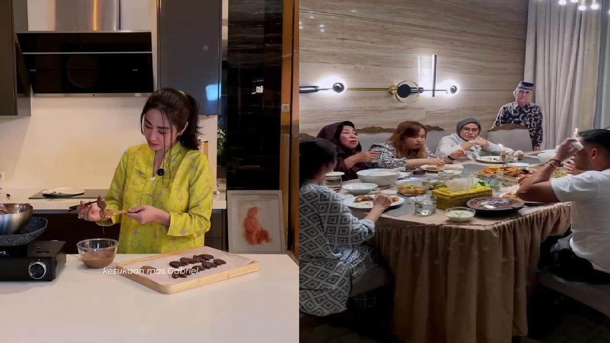 7 Potret Dapur dan Ruang Makan di Rumah Dewi Perssik saat Buka Bersama, Mewah dan Estetik Banget