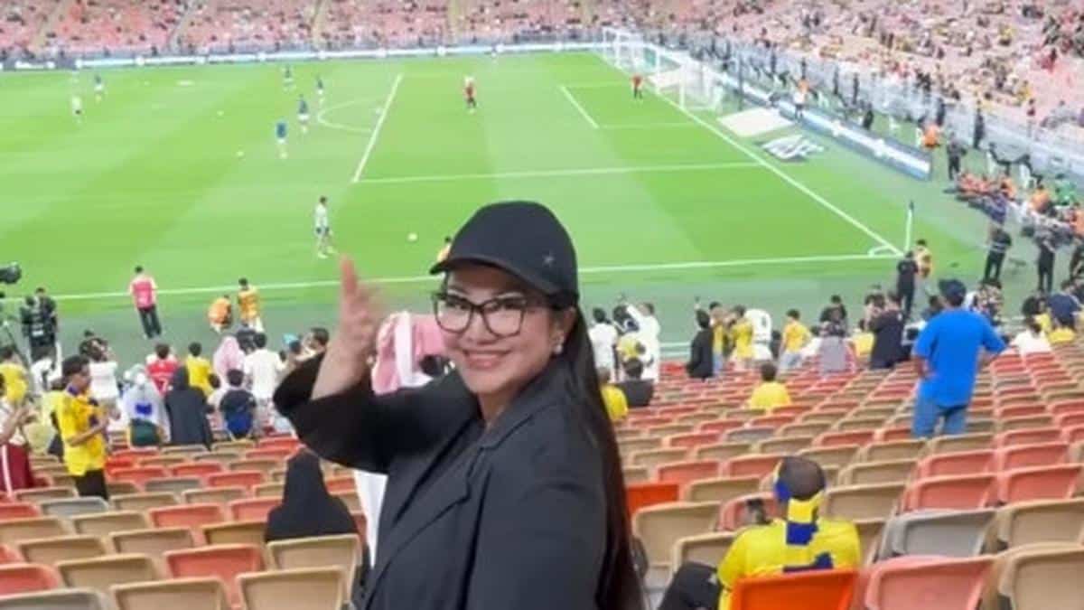 Fitri Carlina Bahagia Bisa Nonton Cristiano Ronaldo Secara Langsung di Arab Saudi